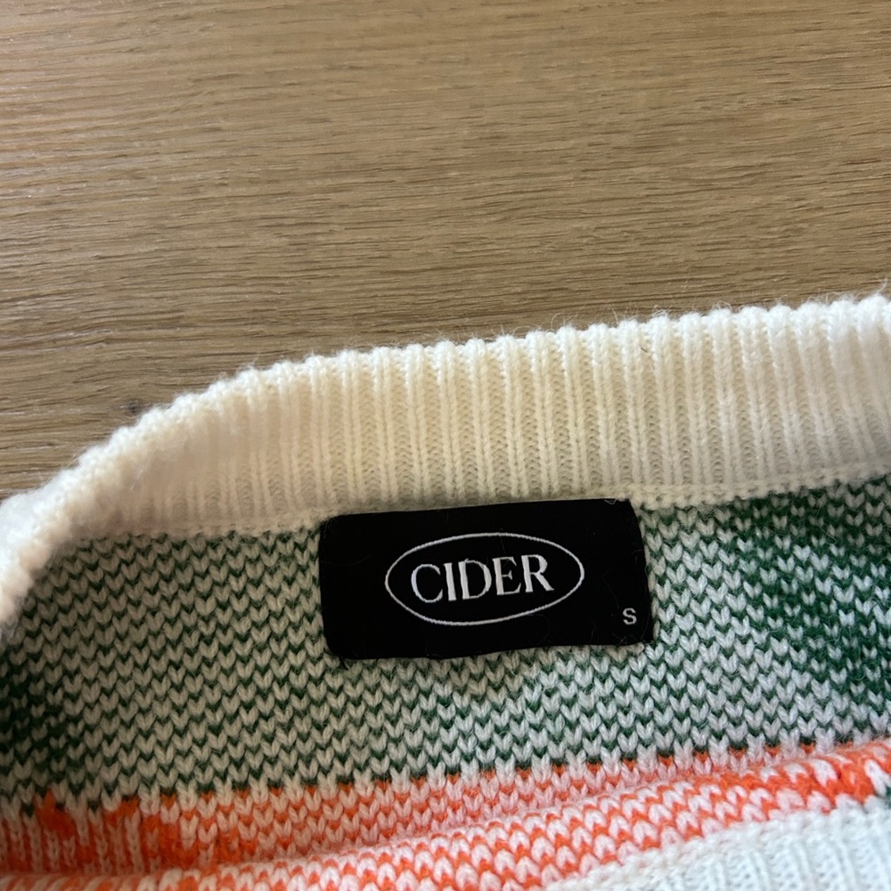 Orange Patterned Sweater - Picture 2 of 2